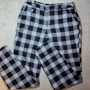 Hot Topic Black and White Pants
